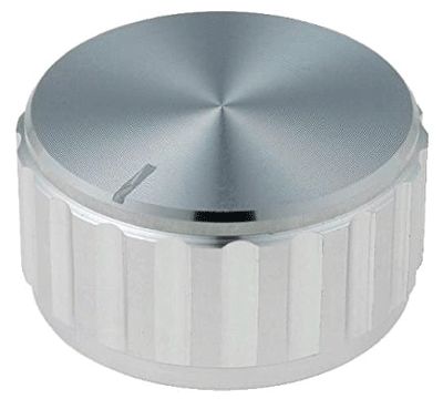 Enhetshylsa aluminium 6,35mm/30x15mm silver