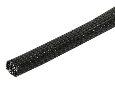 Skyddsfläta 35-50mm svart