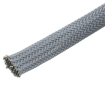 Skyddsfläta 3-7 mm grå