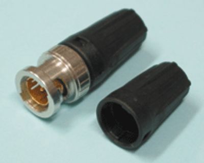 Böjningsskydd för NBNC-kontakter RG59U svart