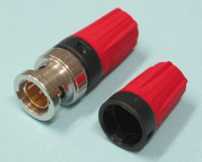 Böjningsskydd för NBNC-kontakter RG59U röd