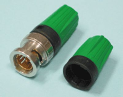 Böjningsskydd för NBNC-kontakter RG59U grön