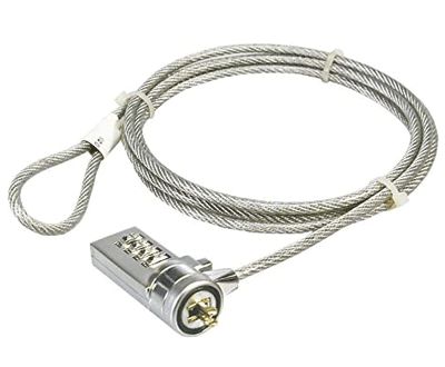 Kabelhänglås med kombinationslås för bärbara datorer