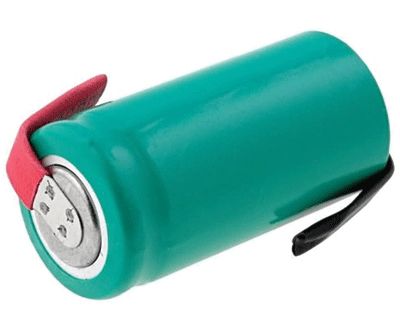 NiMh-batteri med lödöron 2/3AA 1,2V 650mAh