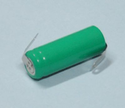 NiMh-batteri med lödöron 1,2V 400mAh 2/3AAA