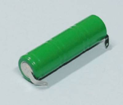 NiMh-batteri med lödöron 3,6V 300mAh 14x50mm