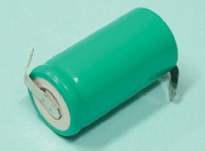 NiMh-batteri med lödöron 1,2V 3000mAh Sub-C
