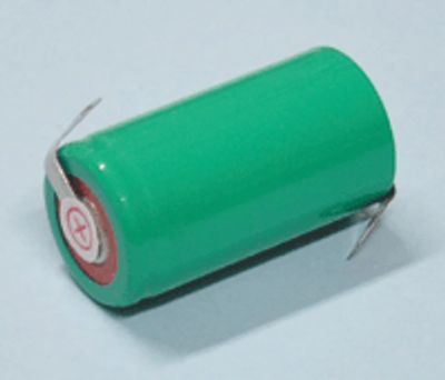 NiMh-batteri med lödöron 1,2V 4000mAh Sub-C