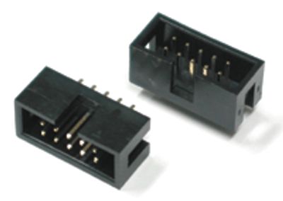 10-polig rak hane för kretskort