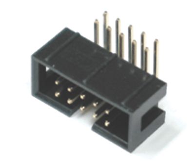 10-polig hane vinkelkontakt för kretskort