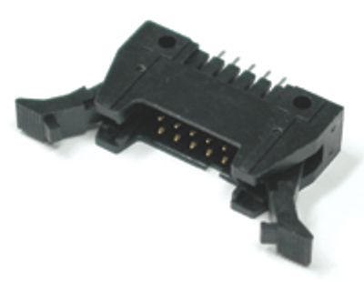 10-polig rak hane rak med låsning för kretskort