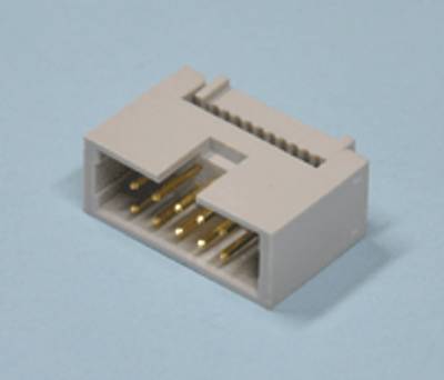 Bandkabelkontakt 10-polig hane