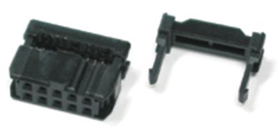 Bandkabelkontakt 10-polig hane