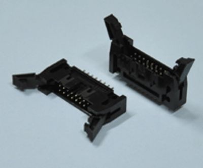 16-polig rak hane rak med låsning för kretskort