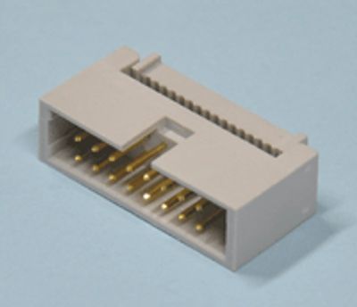 16-polig bandkabelkontakt hane