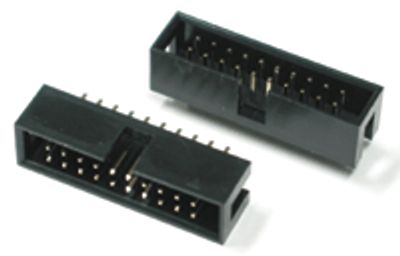 20-polig rak hane för kretskort