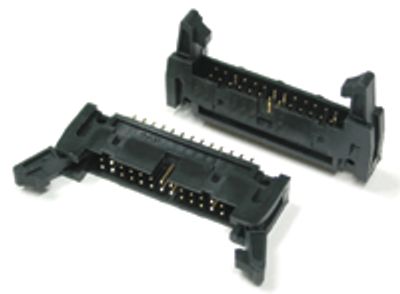 Kontakt för kretskort, 26-polig rak hane med låsning