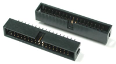 Kontakt för kretskort, 34-polig rak hane