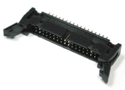 Kontakt för kretskort, 34-polig rak hane med låsning