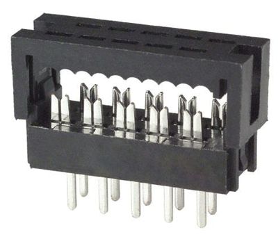 Bandkabelkontakt för kretskort 10-polig.