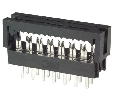 Bandkabelkontakt för kretskort 14-polig.