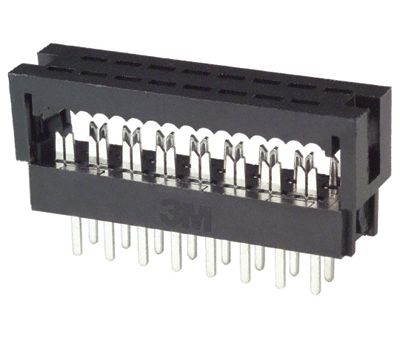 Bandkabelkontakt för kretskort 16-polig.
