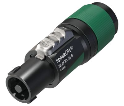 Speakon-högtalarkontakt 4-polig (NL4FXX-W-S)