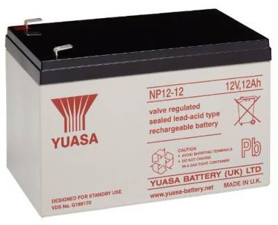 Blygelbatteri 12V 12Ah