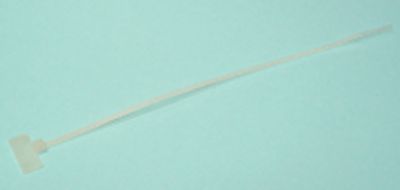 Ledningsände med etikett 2,5x210mm vit *