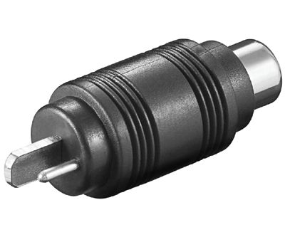 Adapterkontakt DIN-högtalarkontakt hane / RCA-kontakt hona