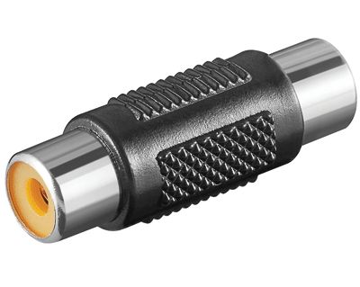 Adapterkontakt RCA-hona/RCA-hona Adapterkontakt RCA-hona/RCA-hona