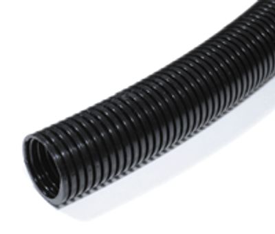 Skyddsrör för kabel 22,6 mm polyamid svart