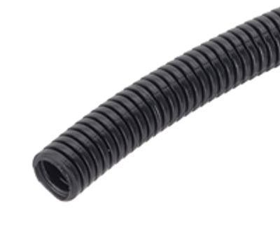 Skyddsrör för kabel 6,4 mm polyamid svart