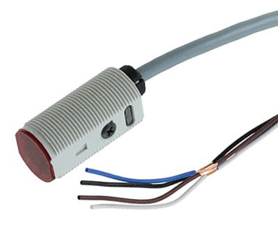 Optisk sensor (spegelreflektion) med kabel M18 NPN 10-30Vdc 6,5m (PA18CAR65NASA)