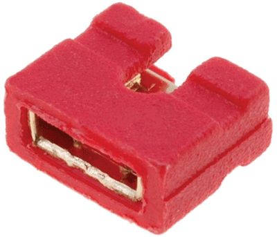 Kortslutningsbit 2mm röd