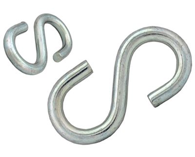 Ögla krok (S-krok) stål 8mm/63mm (OUS.8)