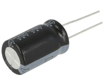 Elektrolytkondensator stående modell 470uF 100V R-7,5 (PF2A471MNN1632)