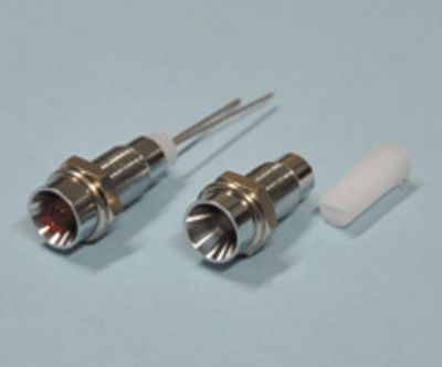 Monteringsfäste 3mm för LED i metall/krom