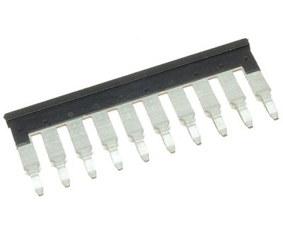 Kopplingsskena för G2RV-SL-seriens relämoduler 10-polig svart