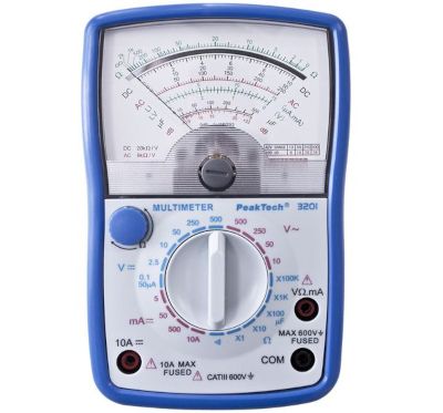 Analog multimeter Cat III 600V