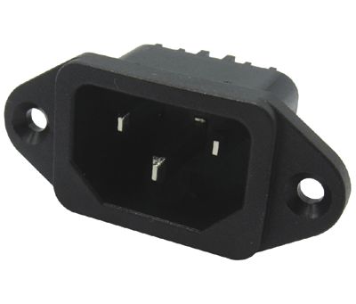 Chassikontakt C14 med snabbkopplingar hane (PX0580/63)