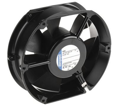 DC-enhetsfläkt 170x150x51mm 24Vdc