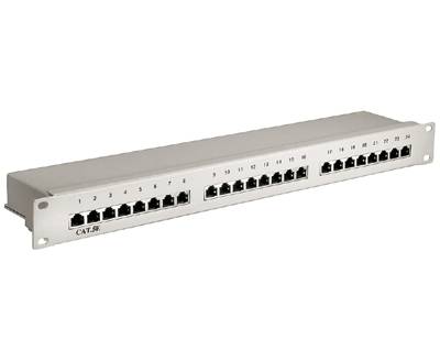 Kopplingspanel Cat5e 24-port STP