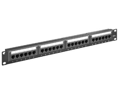 Kopplingspanel Cat6 24-port UTP
