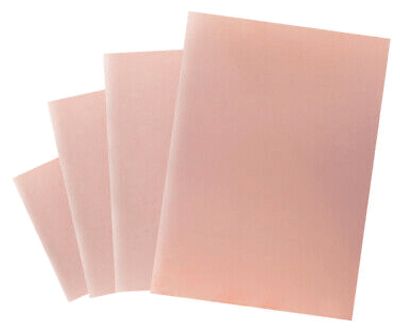 Kopparlaminat 35µm 1-sidig kopparbeläggning 75x100mm/1,5mm