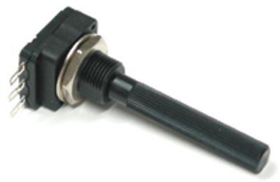 Kolpotentiometer 6mm mono, 1kohm linjär Kolpotentiometer 6mm mono, 1kohm linjär