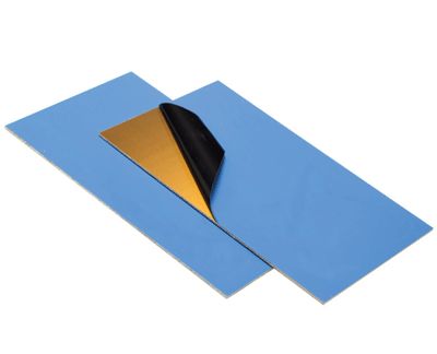 Lackad kopparlaminat 35µm 2-sidig kopparbeläggning 75x100mm/1,5mm