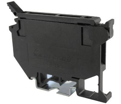 Säkringslist för DIN-skena 600V 6,3A 5x20mm svart