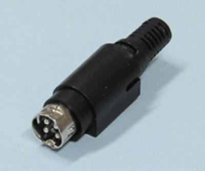 Power-DIN-kontakt 4-polig hane