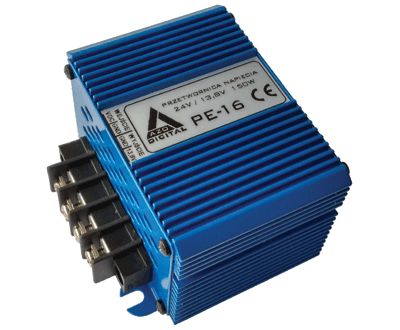 DC/DC-spänningsomvandlare 24Vdc/13,8Vdc 12A